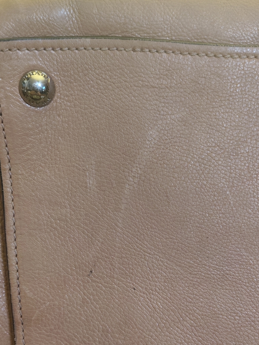 Prada Caramel Leather Tote with Double Top Handles - Picture 5 of 11